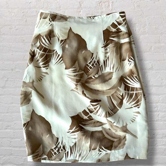 Jones New York Tropical Leaf Print Silk Skirt – Women's Size S/M - Picture 3 of 7